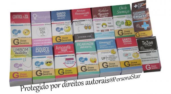 COLEÇÃO DE PRODUTOS CRIATIVOS E BEM HUMORADOS